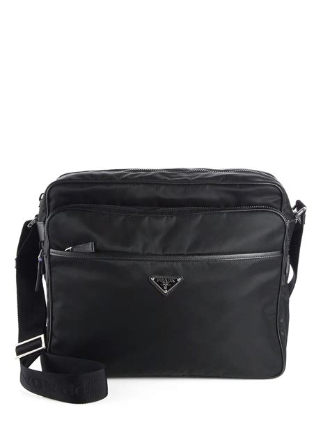 nylon prada messenger|prada black nylon crossbody bag.